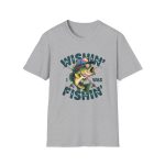 Wishin' I Was Fishin' T-Shirt - Image 2