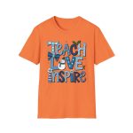 Teach Love Inspire Snowman Teacher Tee - Image 6