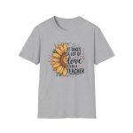 It Takes a Lot of Love to Be a Teacher Tee - Image 2