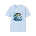 Bass Fishing Graphic T-Shirt - Image 8