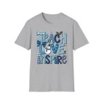 Teach Love Inspire Snowman Teacher Tee - Image 2