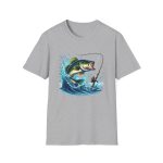 Bass Fishing Graphic T-Shirt - Image 2
