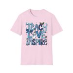 Teach Love Inspire Snowman Teacher Tee - Image 5