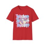 Cute Pastel School Teacher Graphic Tee - Image 3
