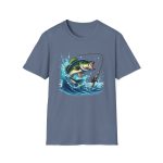 Bass Fishing Graphic T-Shirt - Image 7