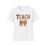 Teach Pumpkin Bow T-Shirt