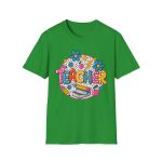 Teacher Floral Doodle T-Shirt - Image 4