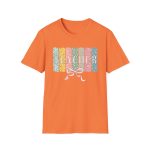 Teacher Floral Stripe T-Shirt - Image 6