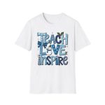 Teach Love Inspire Snowman Teacher Tee